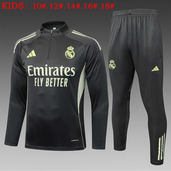 Ninos Sudadera De Training Real Madrid 2025/26 Verde 7